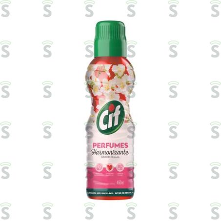  Limpador Perfumado Cif Perfumes Harmonizante Frasco 450ml