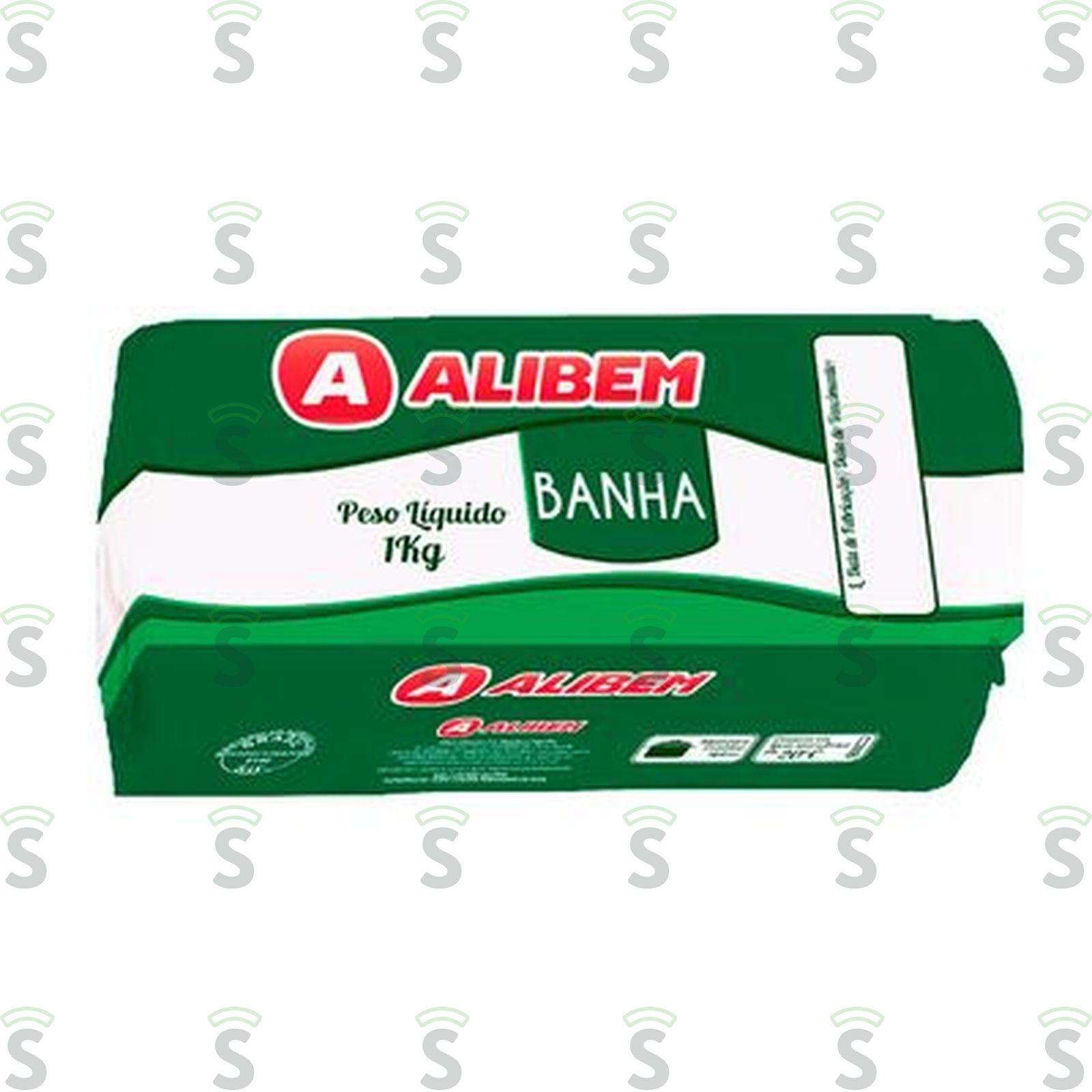 Banha Suína Alibem Embalagem 1KG