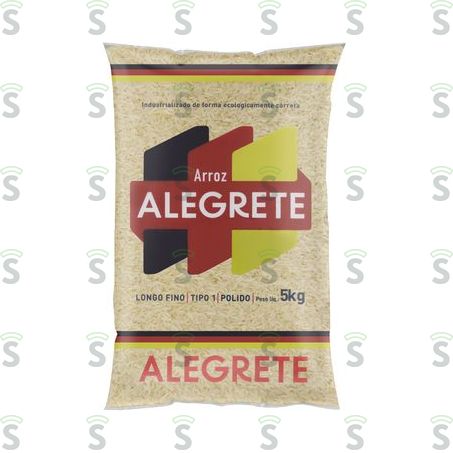  Arroz Polido Tipo 1 Alegrete Pacote 5kg