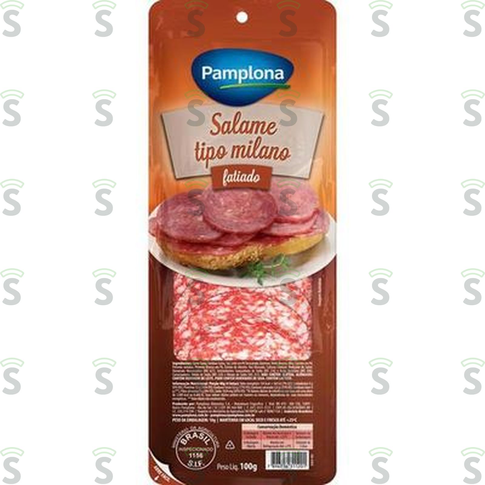 Pamplona-salame fatiado 100g milano