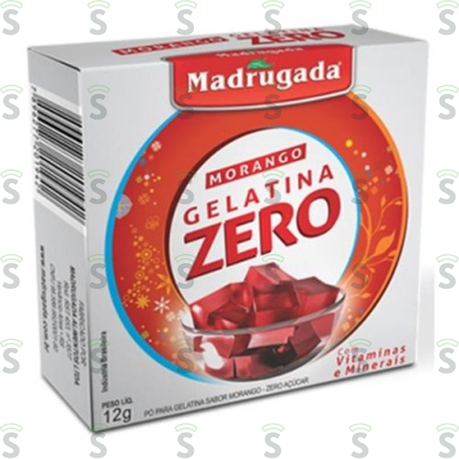 Gelatina Madrugada Morango Zero 12G