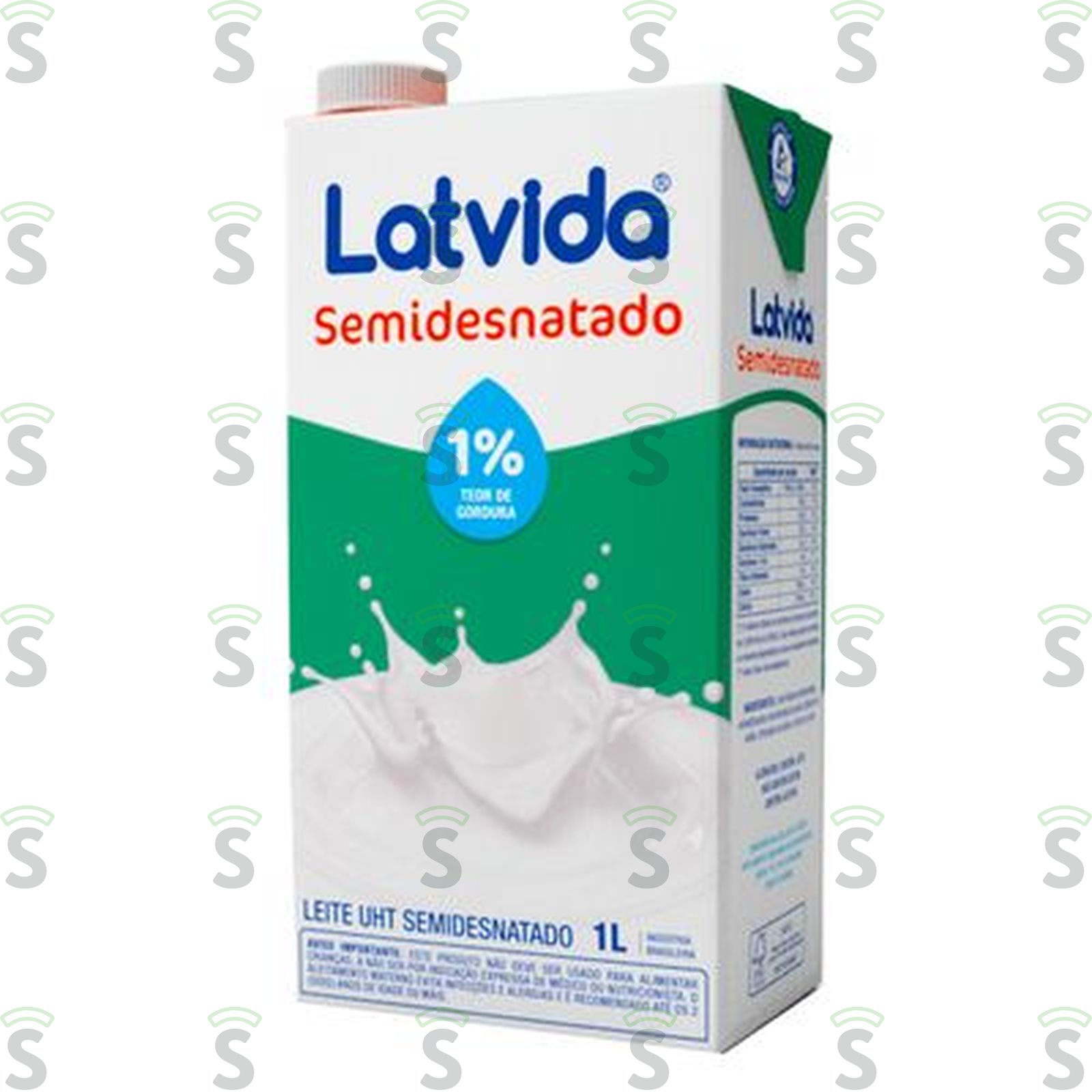 Leite Latvida Semi Desnatado 1LT