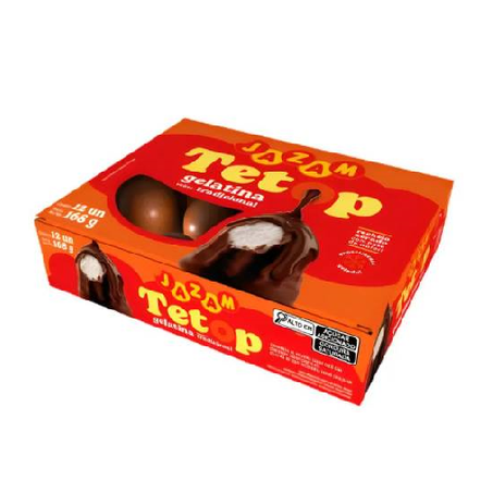 Tetop Gelatina Jazam Chocolate 168g