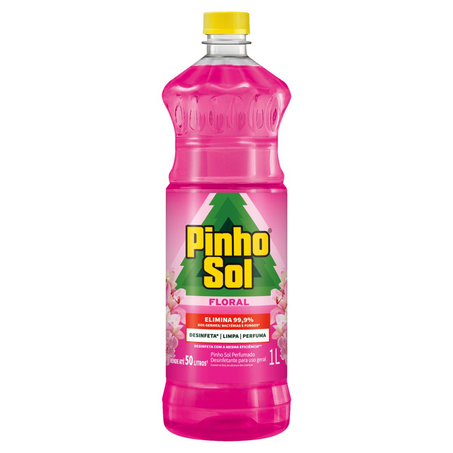 Desinfetante Pinho Sol 1 Litro - Floral