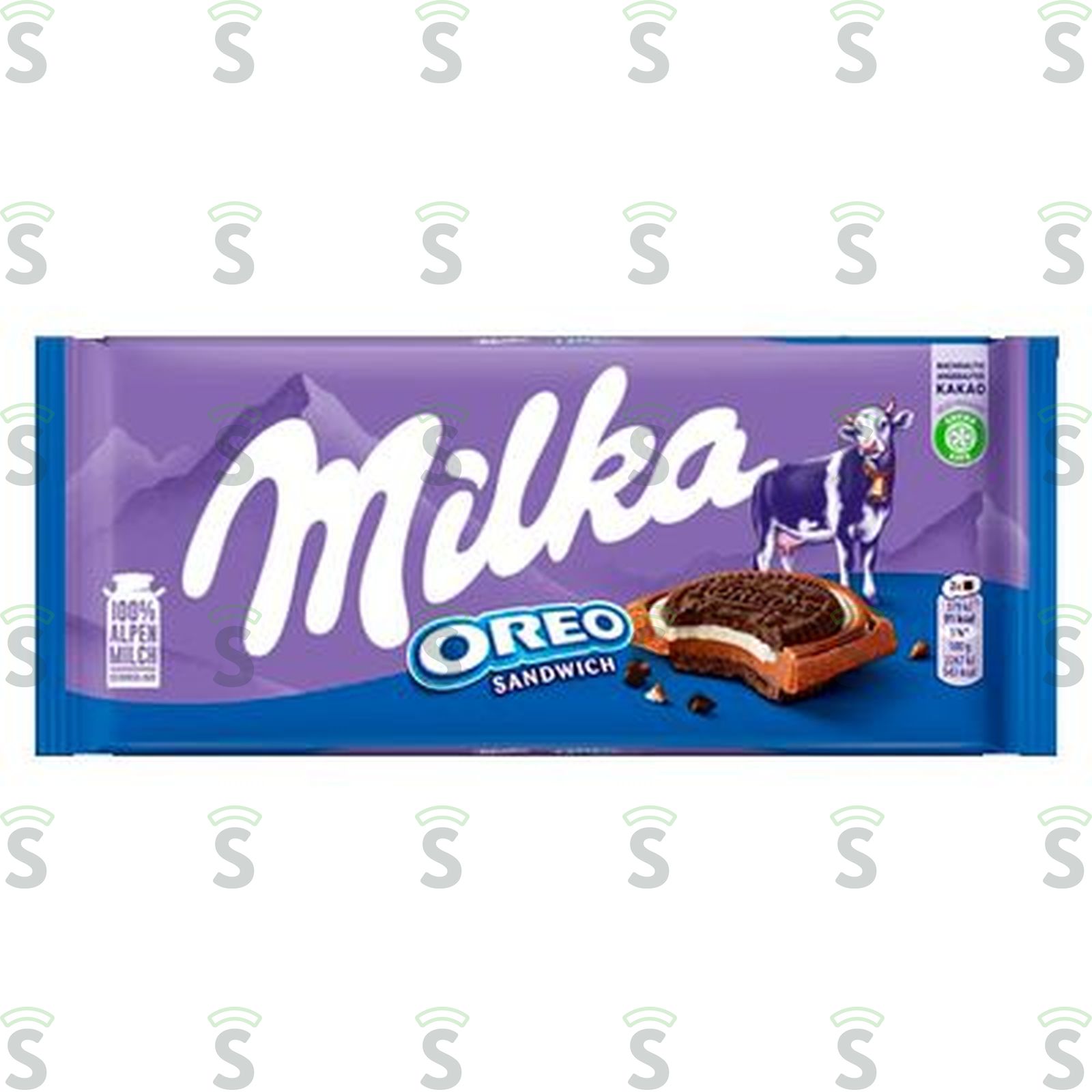 Milka-chocolate 92g rech oreo sandwich