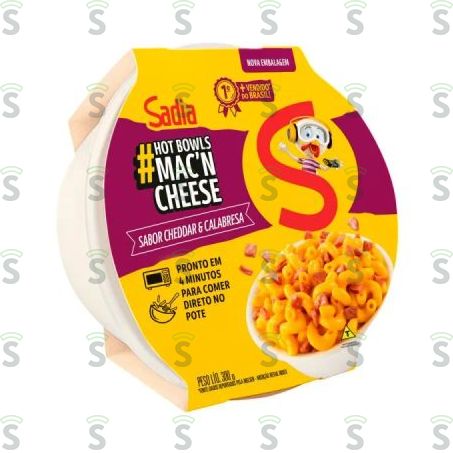  Mac Cheese Sadia 300gr Calabresa C/cheedar