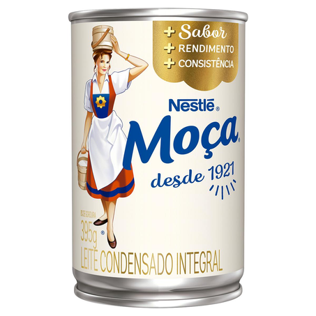 Leite Condensado Moça 395g - Integral - Lata