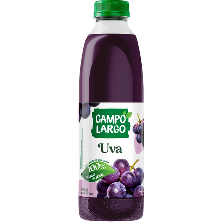 Suco Campo Largo 900ml - Uva - Pet