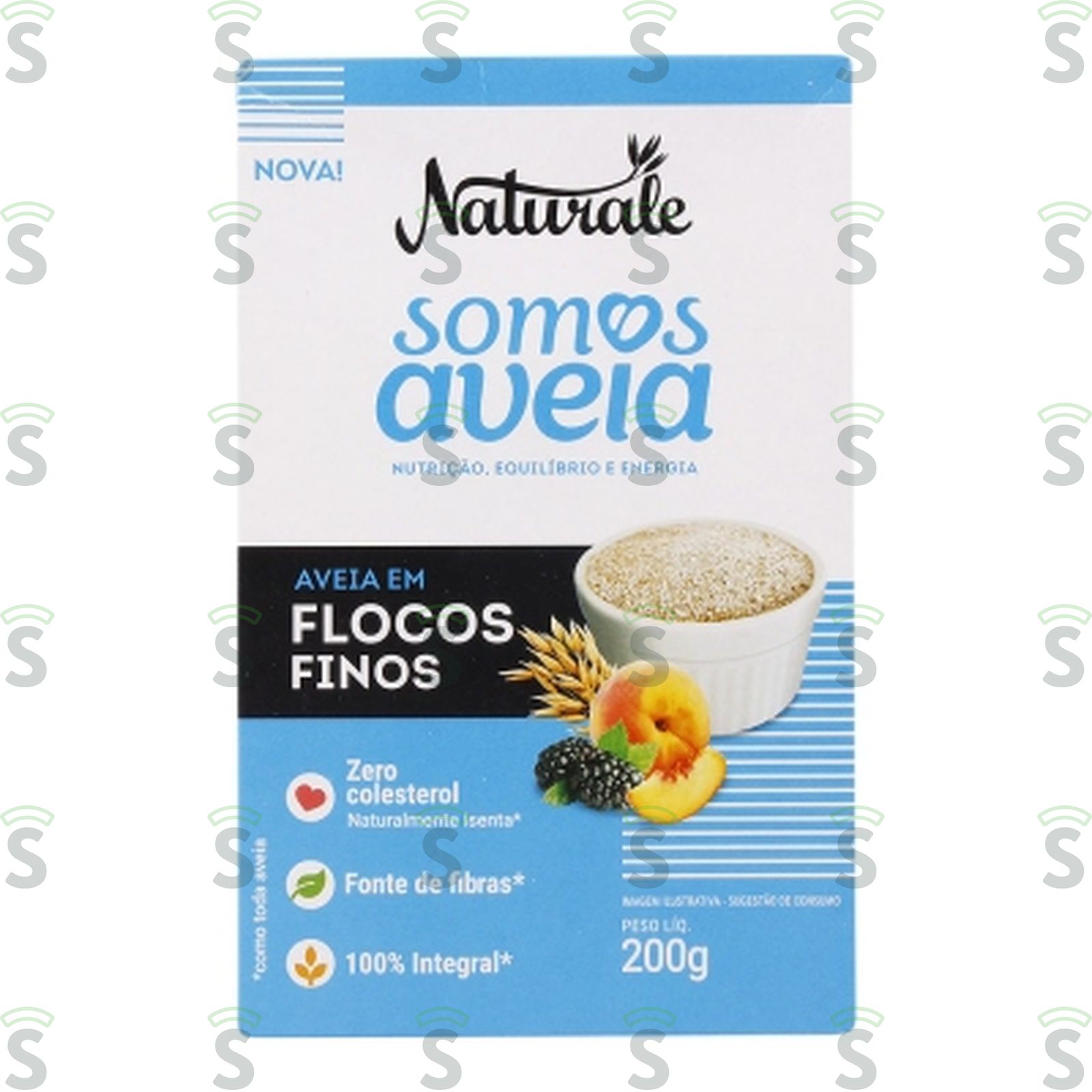 Aveia em Flocos Finos Naturale Caixa 200gr