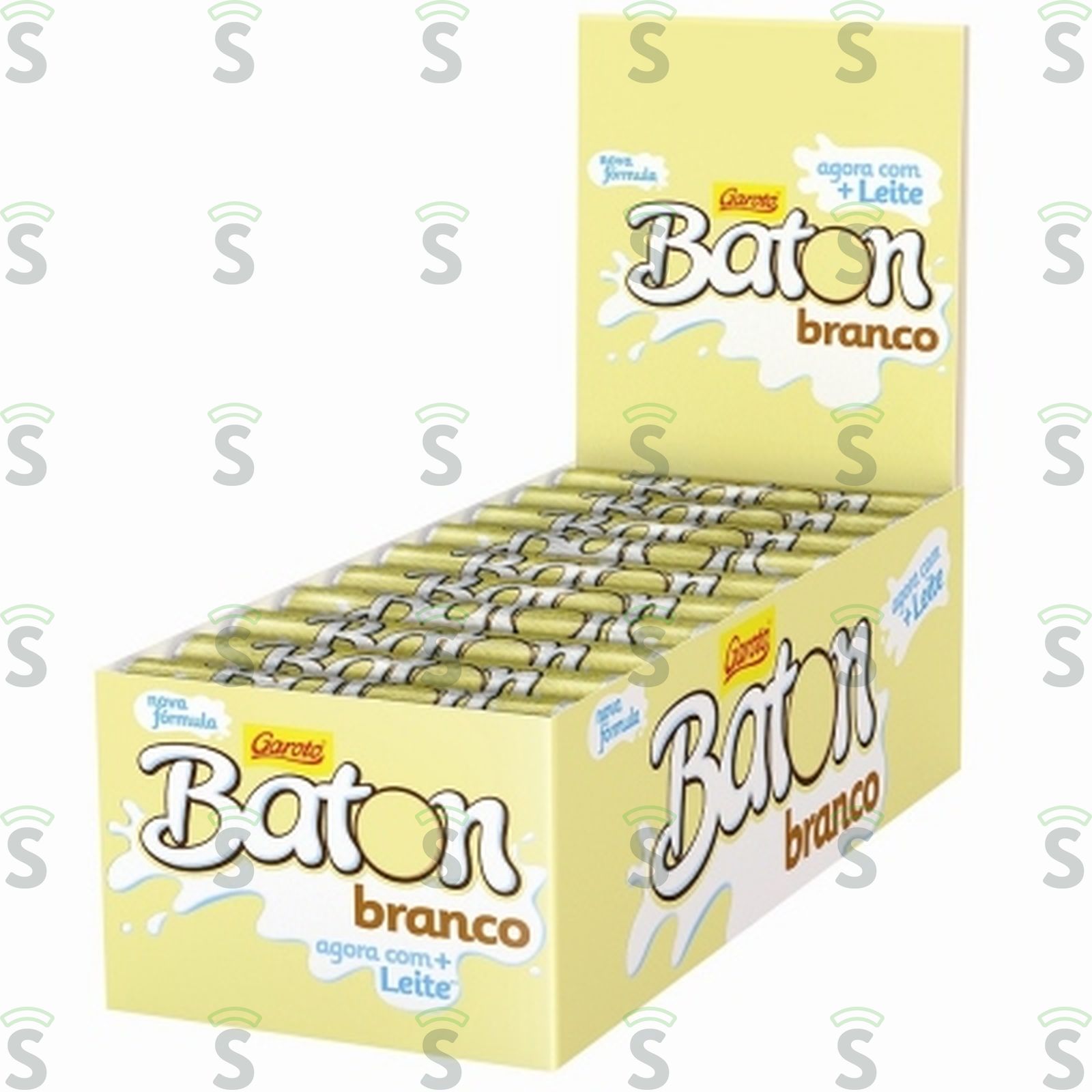 Garoto-choco.baton c/30 branco 480g