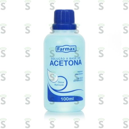  Removedor de Esmalte à Base de Acetona Farmax Frasco 100ml