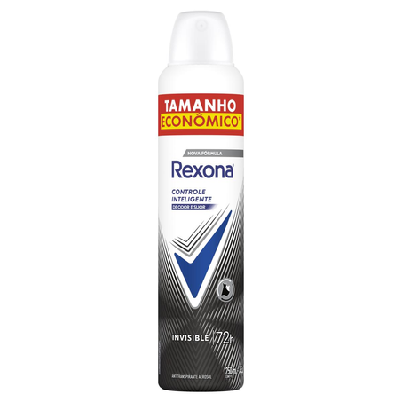 Desodorante Aerossol Rexona 250ml - Invisible - Feminino - Leve Mais, Pague Menos