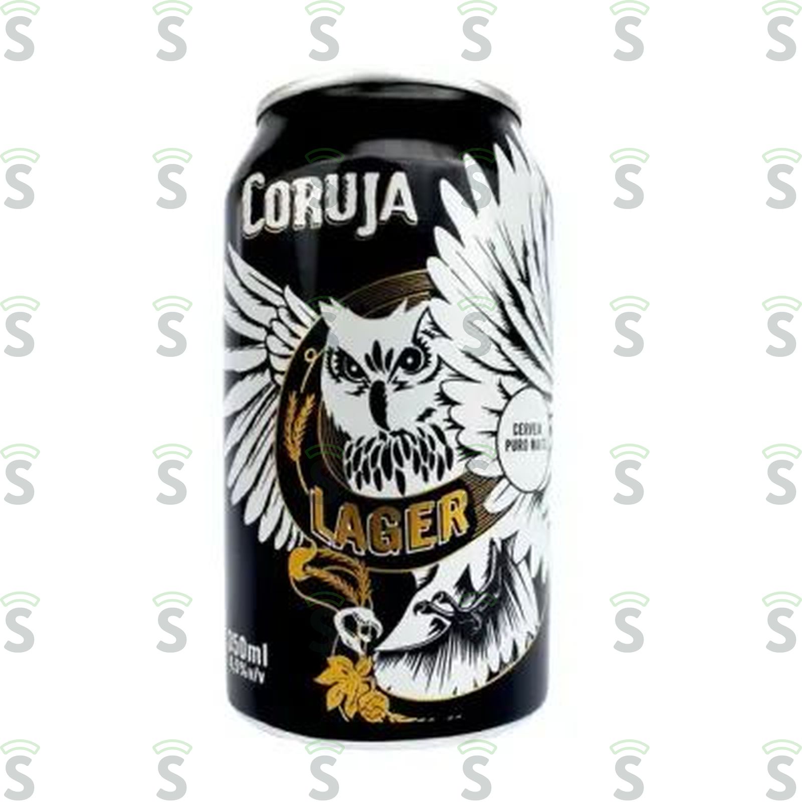 Cerveja Lager Coruja Puro Malte Lata 350ml