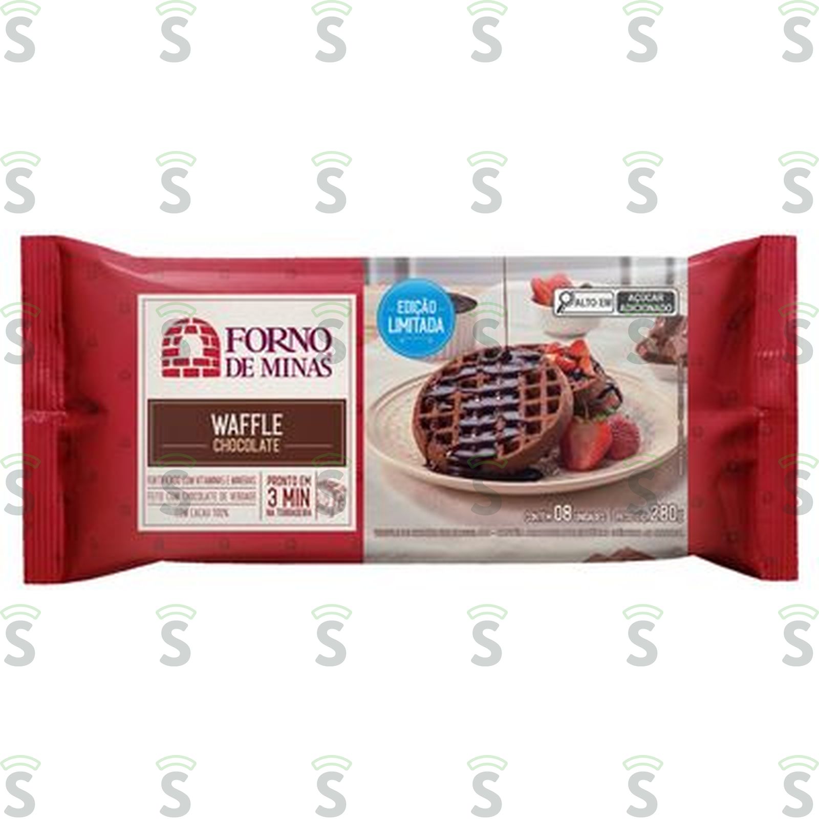 WAFFLES FORNO DE MINAS 280G C CHOC