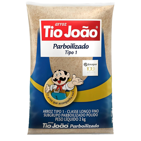 Arroz Tio João 2Kg - Parboilizado