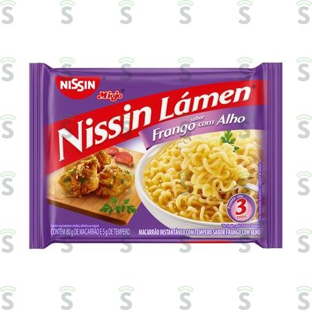  Macarrao Nissin Frango c Alho 85g
