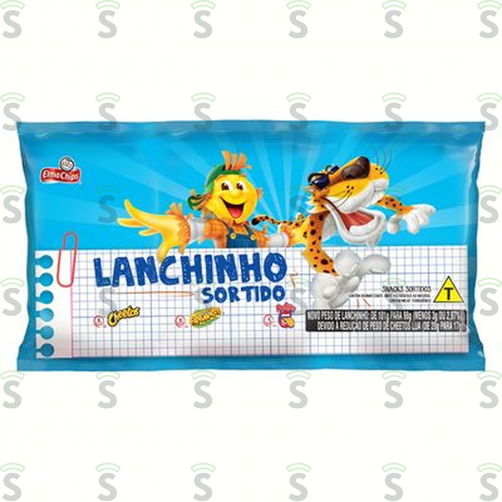 Kit Salgadinho Elma Chips Lanchinho Sortido 5 Unidades 98G