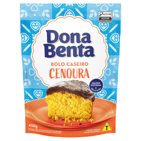 Mistura para Bolo Dona Benta 450g - Cenoura