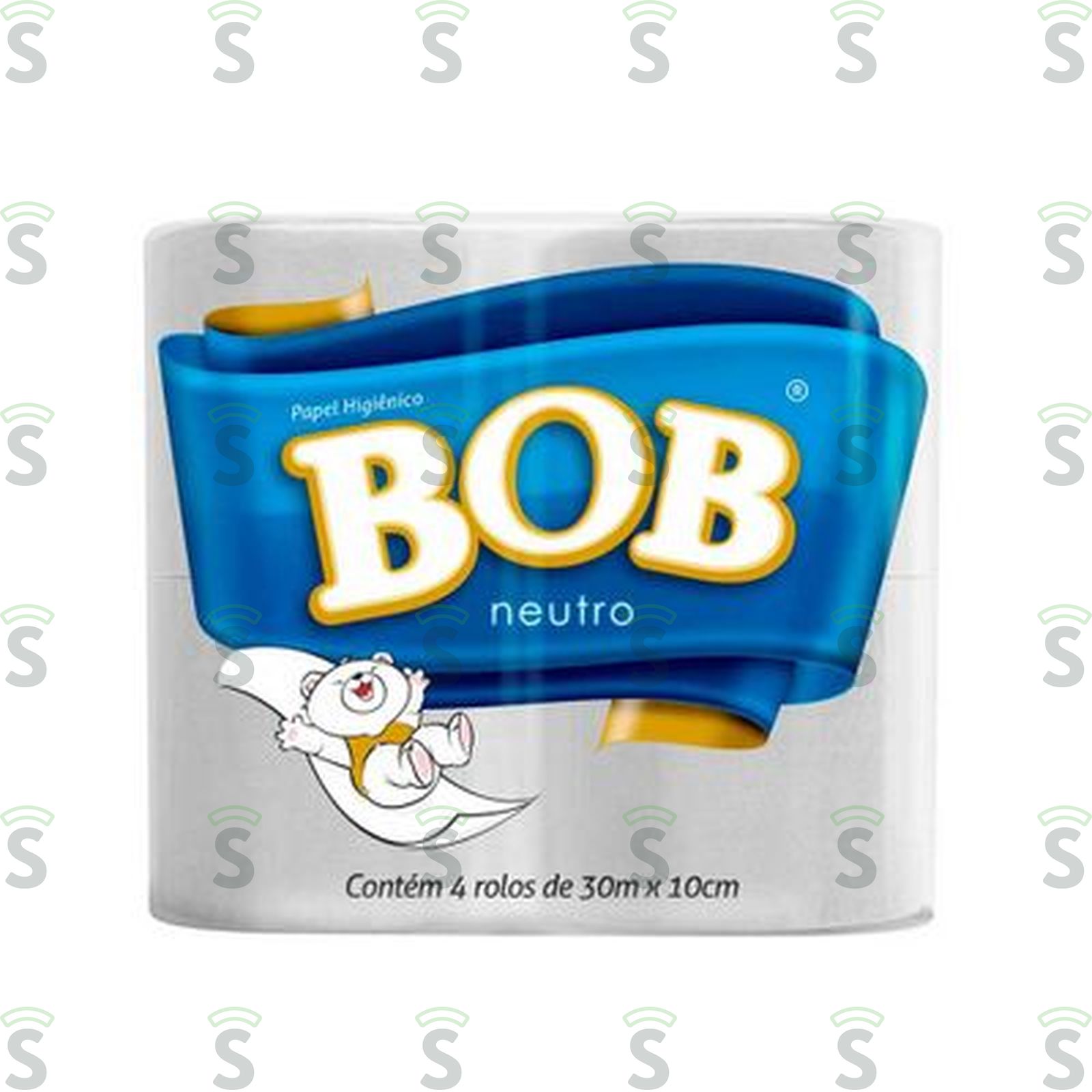 Papel Higiênico Bob Neutro 30m Pacote 4un