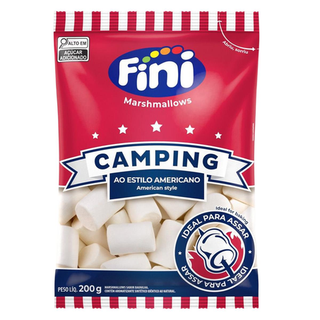 Marshmallow Fini 200g - Camping - Tradicional