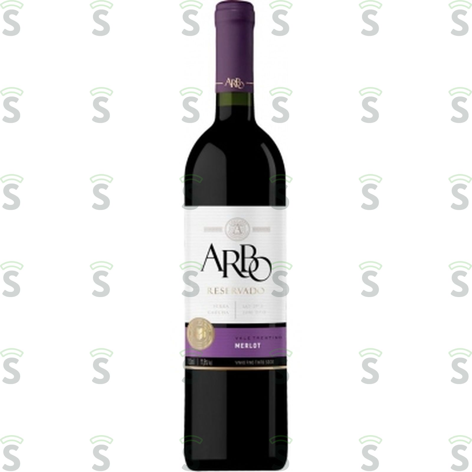 Vinho Brasileiro Tinto Seco Arbo Merlot Serra Gaúcha  Garrafa 750ml