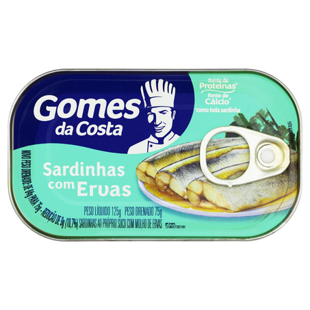 Sardinha Gomes da Costa 125g - Light