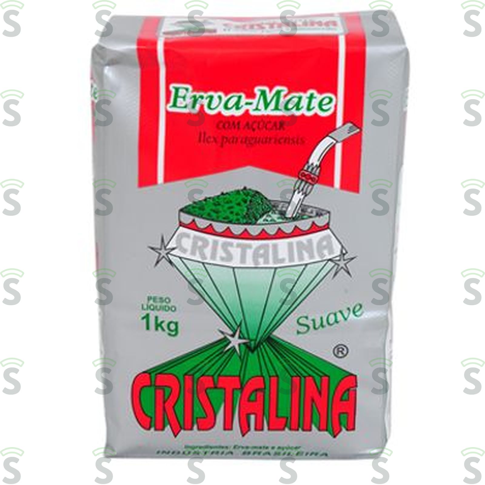Cristalina-erva mate 1kg c/acucar
