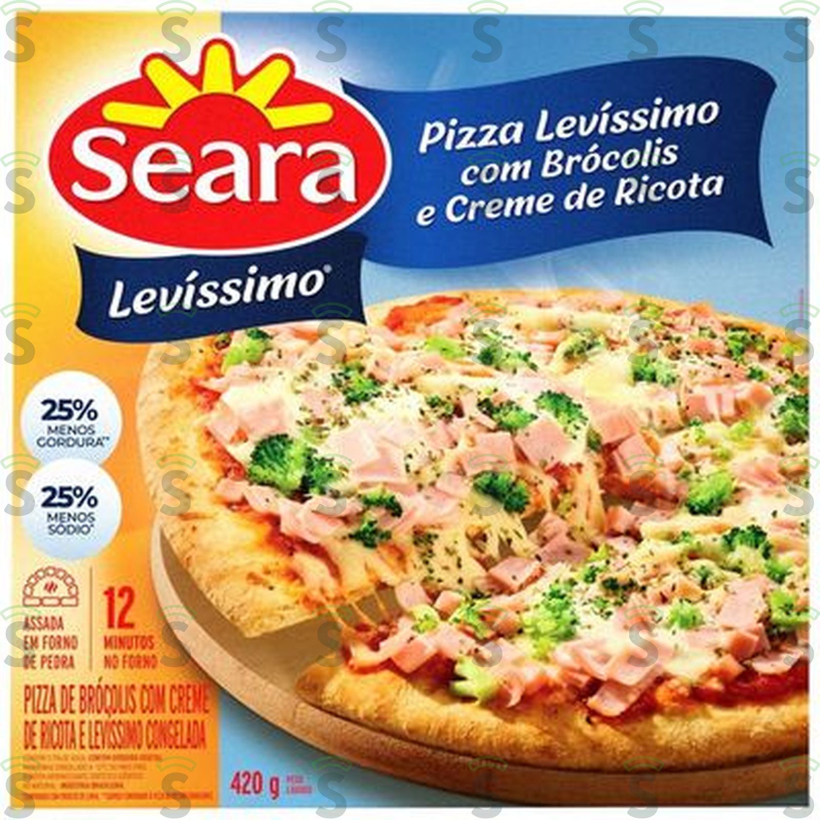 PIZZA SEARA LEVISSIMO 460GR BROCOLIS