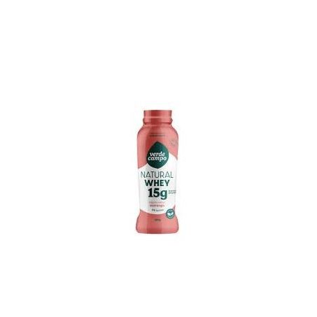 Iogurte Desnatado Verde Campo 15g Proteínas Zero Lactose Morango Garrafinha 250g 
 