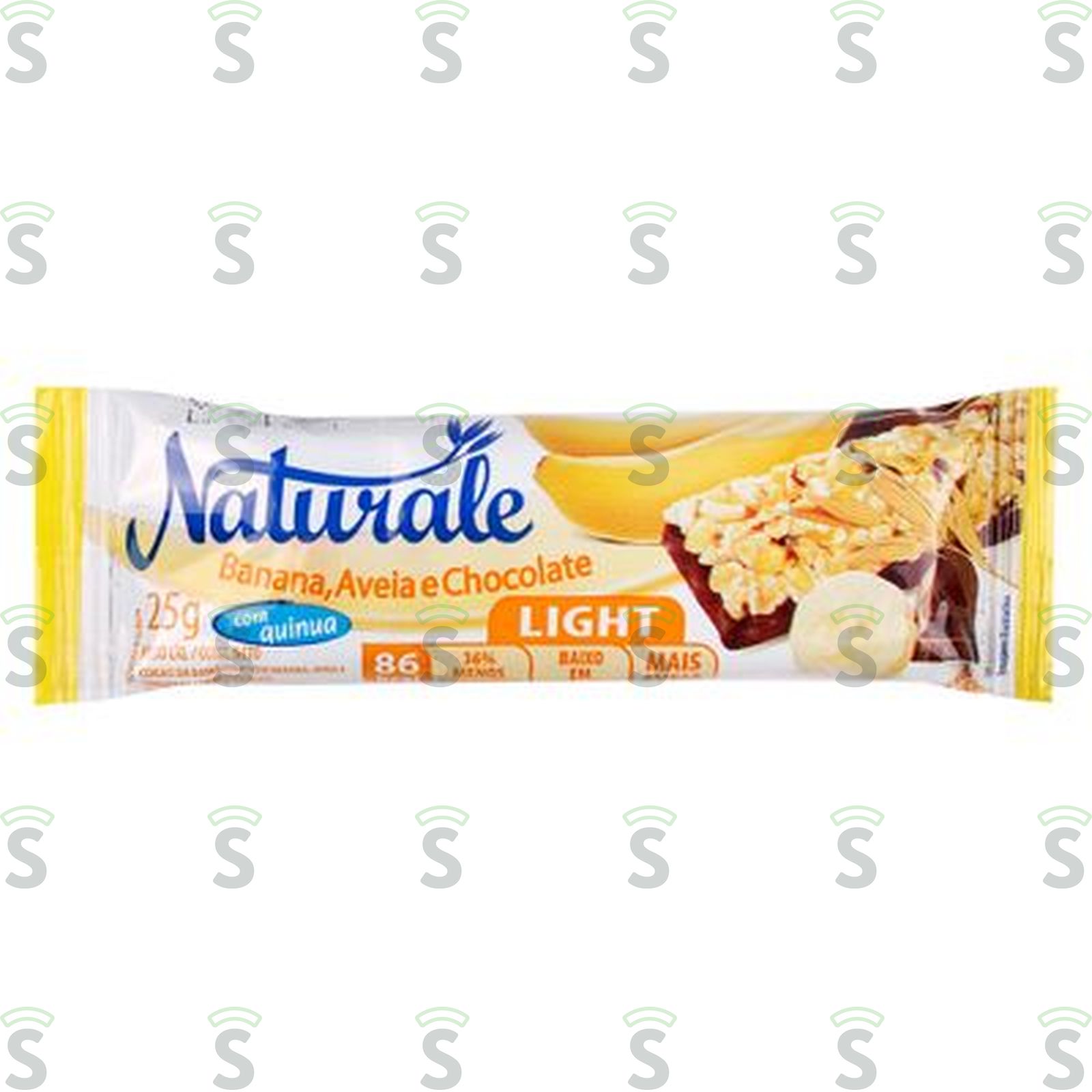 Naturale-barra cereal 25g ban/aveia/choc