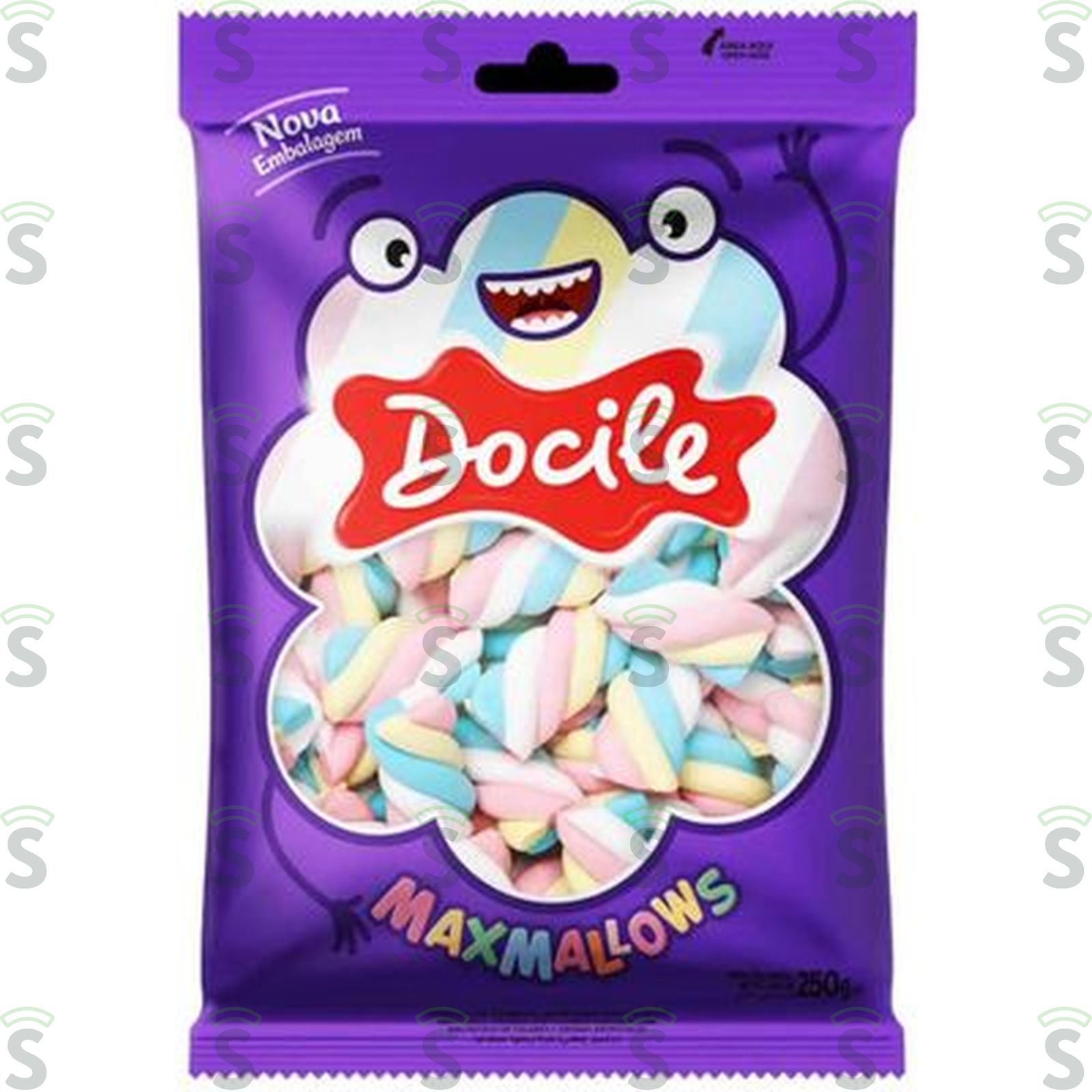Marshmallow Twist Color Docile Baunilha Embalagem 250G