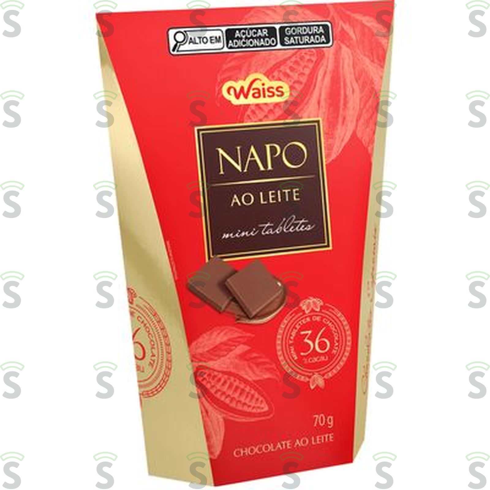 Napo Weissburg Chocolate ao Leite Caixa 70gr