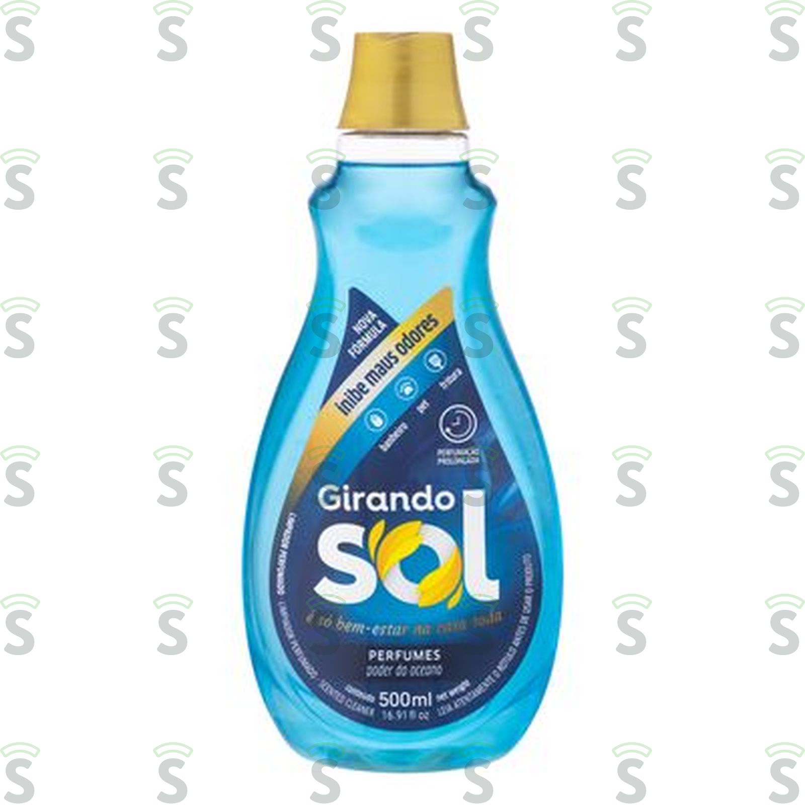 Girando sol-limpad.500ml poder do oceano