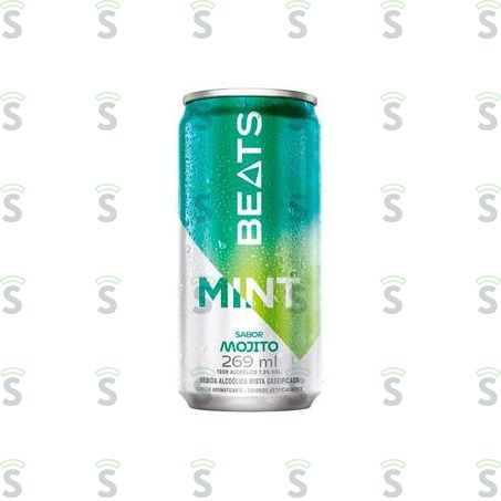  Bebida Mista Alcoólica Gaseificada Mojito Skol Beats Mint Lata 269ml