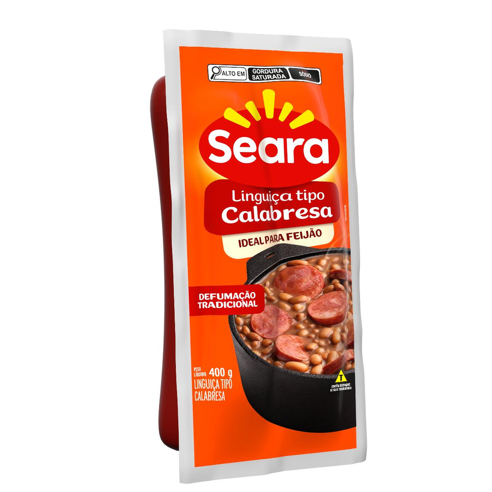 Linguiça Tipo Calabresa Seara 400g - Defumada