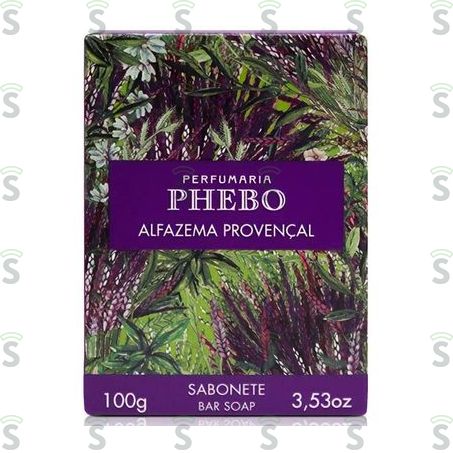 Sabonete Barra Phebo Alfazema Provençal Caixa 100gr