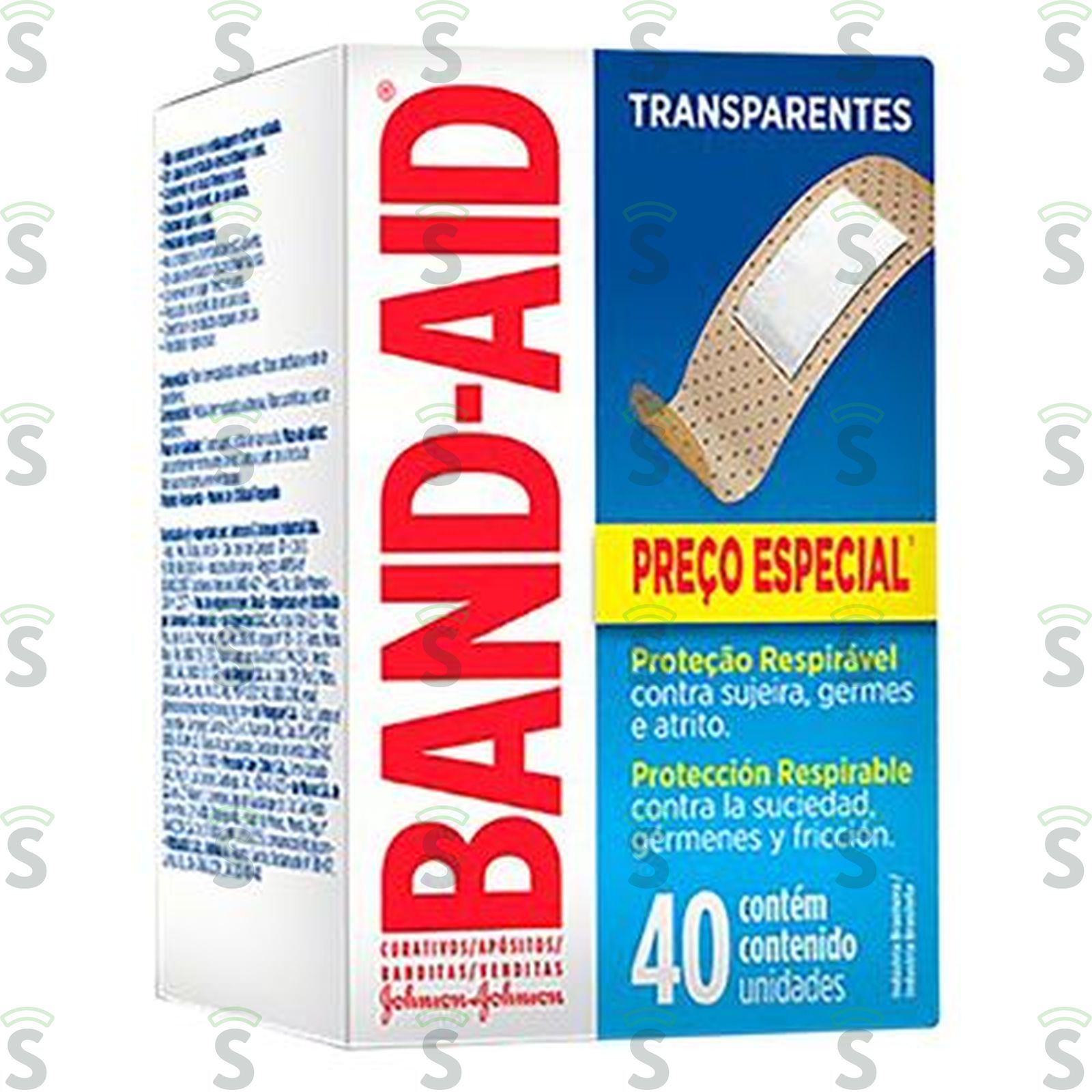 Band Aid Johnsons Transparente Caixa Leve 40 Pague 30