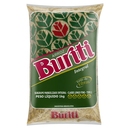 Arroz Buriti 1kg - Integral