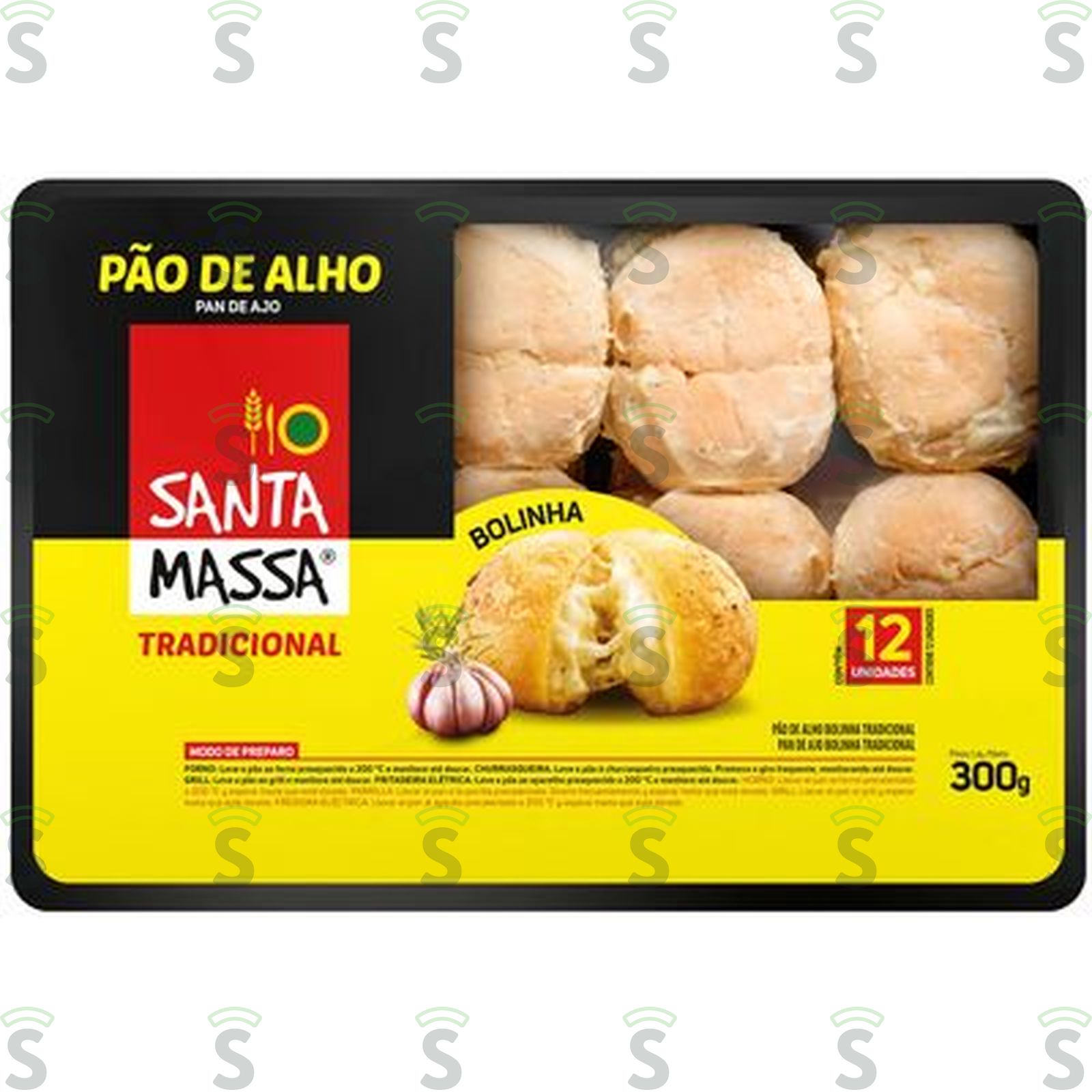 Pão de Alho Santa Massa Bolinha 300G