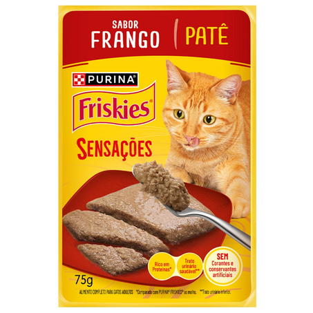 Patê Friskies 75g - Adulto - Frango