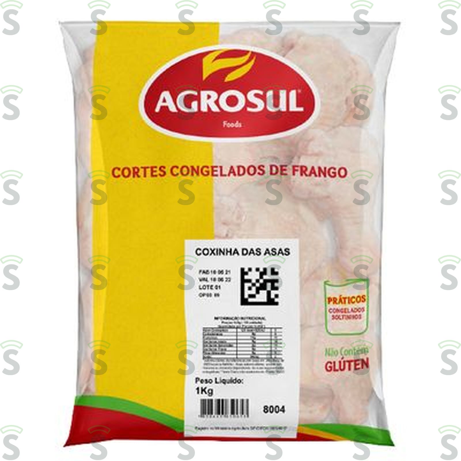 COXINHA DA ASA AGROSUL 1KG CONG.