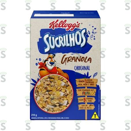  Granola Integral Kellogg's Sucrilhos Original Caixa 210gr