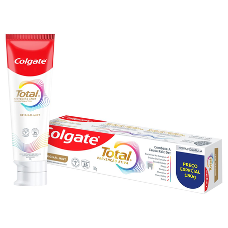 Creme Dental Colgate Total 180g - Preço Especial