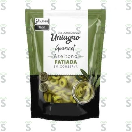  Azeitona Uniagro 500g Fatiada