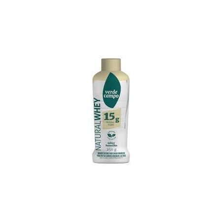 Iogurte Desnatado Verde Campo 15g Proteínas Zero Lactose Baunilha Garrafinha 250g 
 