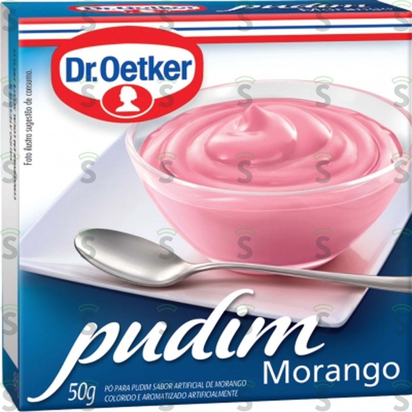 Pudim Dr Oetker Sabor Morango Caixa 50gr