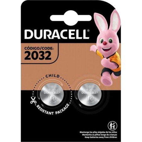 Bateria Duracell De Lítio - CR2032 - Com 2 Baterias