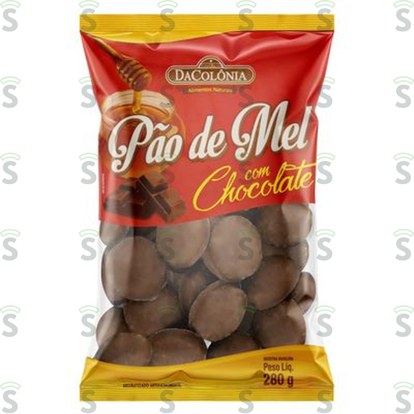 Pão de Mel Dacolônia com Chocolate Embalagem 280G