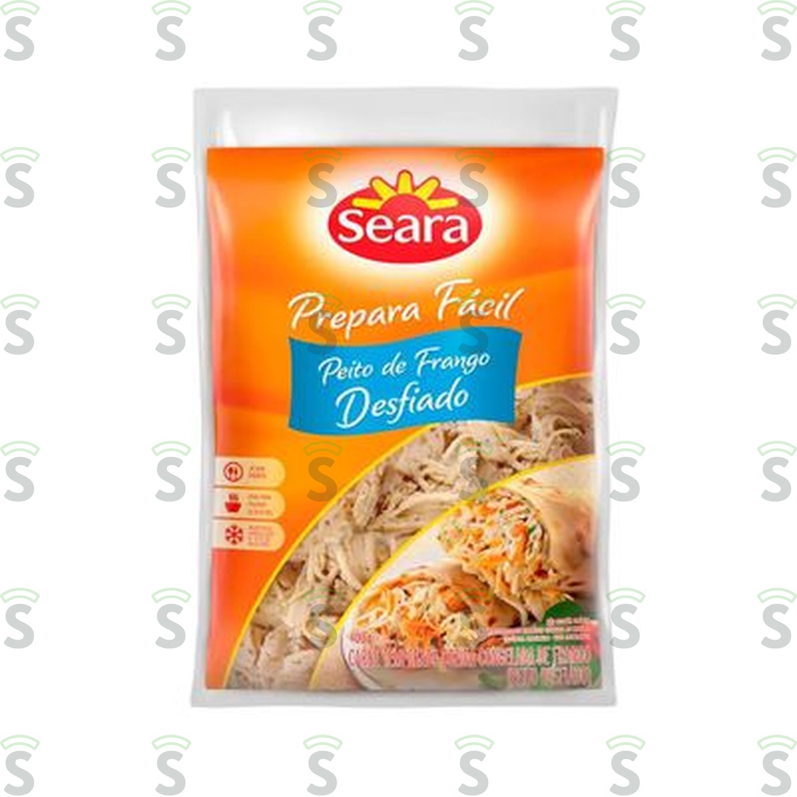 Seara Peito de Frango Desfiado Prepara Fácil Embalagem 400G