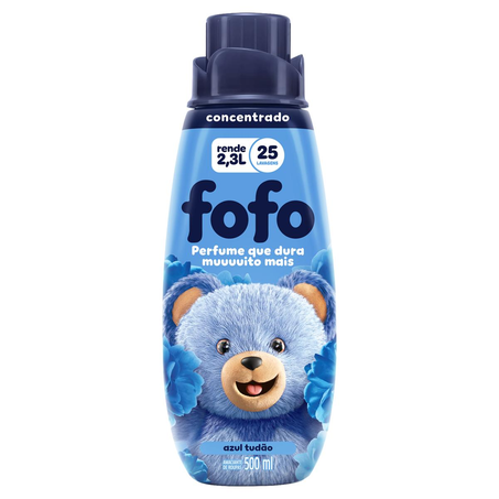 Amaciante Concentrado Fofo 500ml - Azul Tudão
